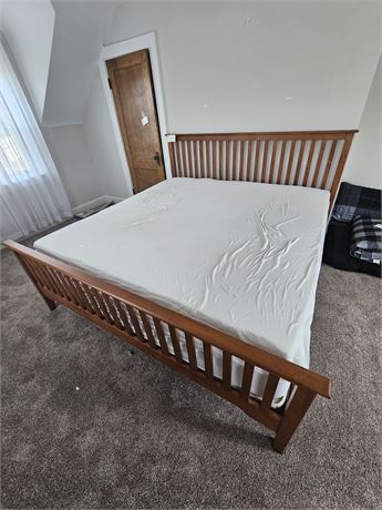 Wood King Size Bed