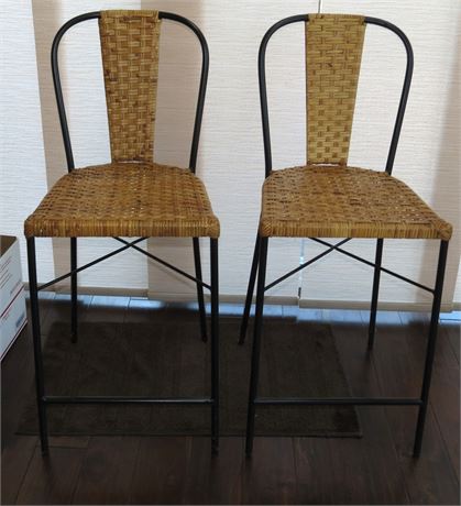 Wicker Bar Stools