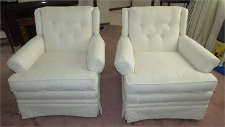 Pair of White Chairs