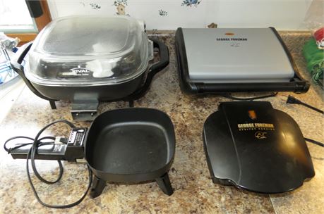 George Foreman Grills, Electric Skillets