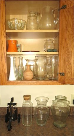 Assorted Vases, Etc