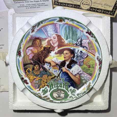 1993 Knowles Wizard of Oz Musica “Over the Rainbow” Plate