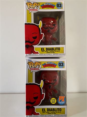 Funko Pop! Board Games: Lotería El Diablito Vinyl Figure #3 - Lot of 3