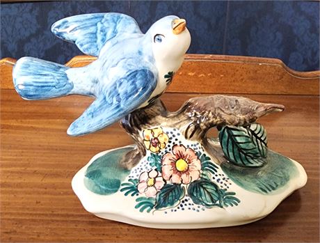 Hand Painted Bird Figurine