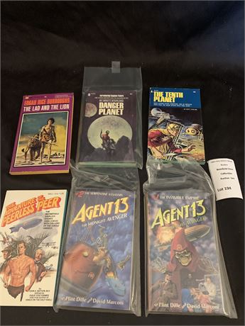 Danger Planet, The Lad and the Lion, Agent 13 Book Lot