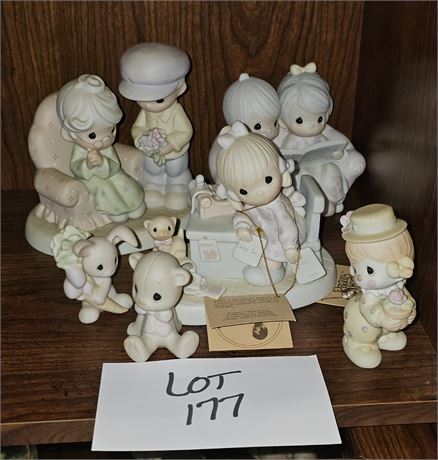 Enesco Precious Moments Mixed Figurines- Size, Year & Theme Vary