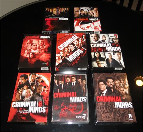Criminal Minds DVD's Seasons 1-8