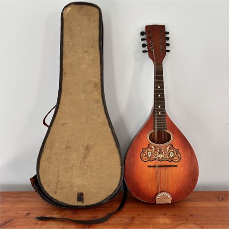 Old 8 String Mandolin and Case