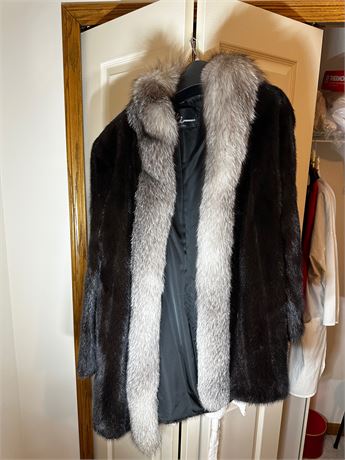 Niki Womens Mink Coat