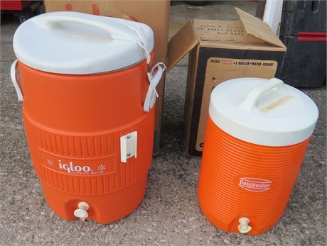 Igloo 5 Gal Water Cooler, Gottkooler 2 Gal Water Cooler