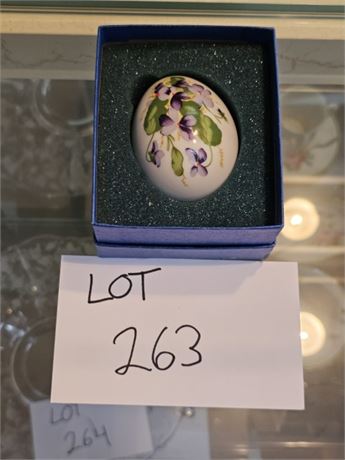 Danbury Mint Porcelain Easter Egg
