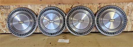 1973-87 Chevrolet Body Hubcaps Complete Set Of 4