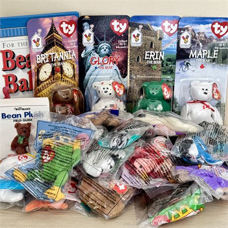 20+ McDonald's Ty Teenie Beanie Babies Mixed Lot - Sealed