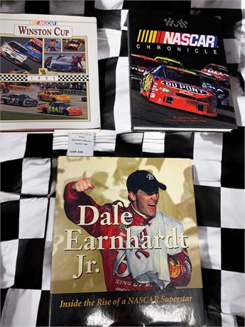 NASCAR Book Lot - Dale Earnhardt Jr, Winston Cup, NASCAR Chronicle