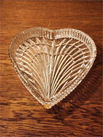 Waterford Crystal Heart Shaped Candy Dish