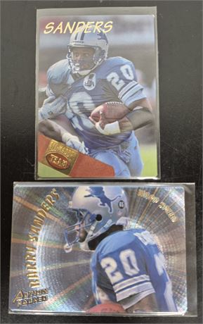 Barry Sanders Card Lot