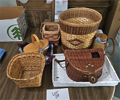 Mixed Basket Lot- Size, Shape & Color Vary