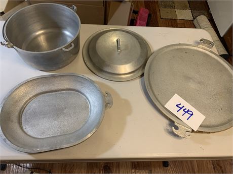 Vintage Cast Aluminum Metal Cookware