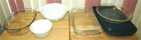 Pyrex Casserole Dishes, Bowls