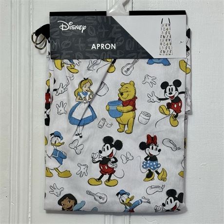 New - Disney Characters Kitchen Apron
