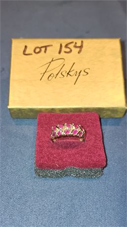 10k Ruby Ring Sz 8 2.1 dwt