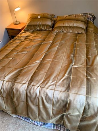 Full Size Bed Frame, Mattress From The Original Mattress Factory