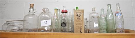 Vintage Bottle Lot: Hartzler Dairy / Watkins / Pepsi / Coke & More