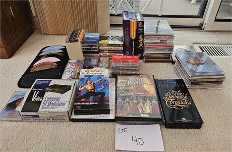 Mixed DVD's, CD's- All Vary By Theme Etc