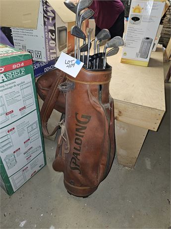 Cannon Golf Club Set & Spalding Golf Bag