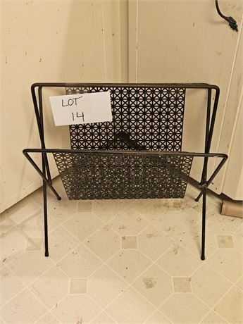 MCM Metal Magazine Rack