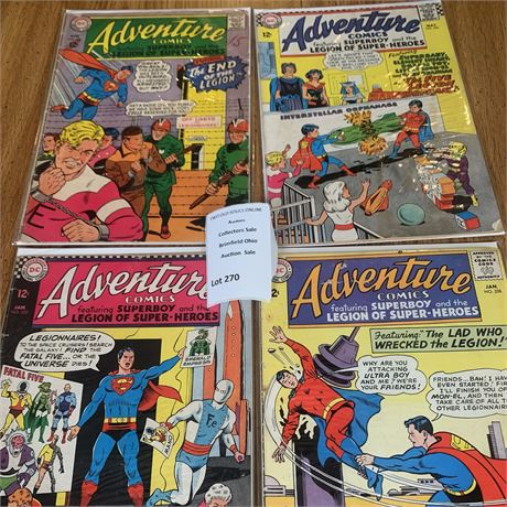 Adventure Comic Series Silver Age of DC Comics Book Lot