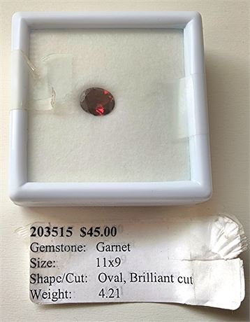 4.21 Carat Garnet Gemstone