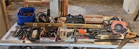 Tool Cleanout- Hand Tools, Saws, Electric Saw, B&D Drill, Hardware & More