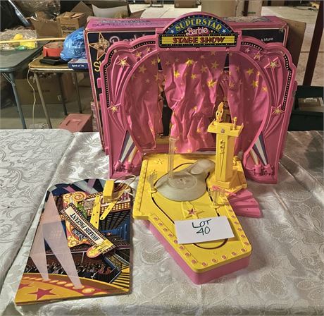 1978 Barbie Superstar Stage Show Toy Set #2328 With Box