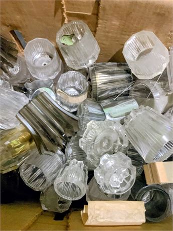 Clear Acrylic Replacement Faucet Handles/Knobs Plumbing Lot (1 Box)