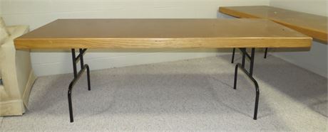 Folding Pressed Wood Table