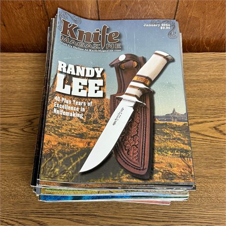 Collection of Knife Magazines from 2019 - 2024