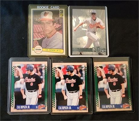 5 Cal Ripken Baseball Cards