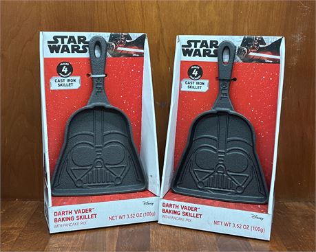 New Star Wars Darth Vader Cast Iron Small Size Embossed Skillets