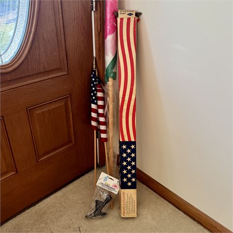 Vintage American Flag by Goodyear and More