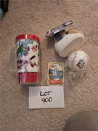 Indian & Kenny Lofton and Wahoo Duck Lot