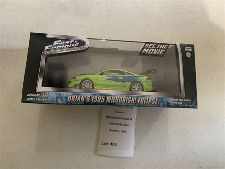 Greenlight Hollywood 1995 Mitsubishi Eclipse From The Fast and the Furious
