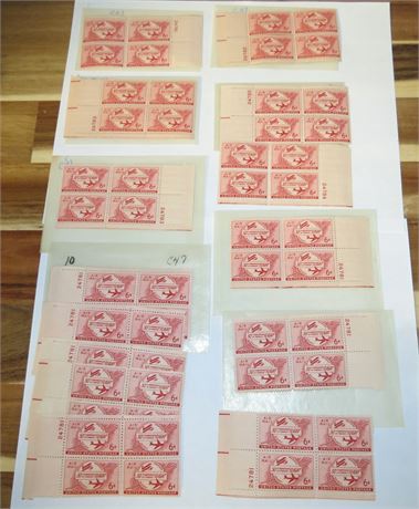 US Air Mail Stamps: 6 Cents Wright Brothers 1st Flight 50th Anniversary