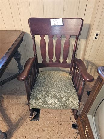 Antique Wood Rocking Chair