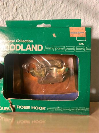 Pami Showcase Collection Woodland Double Robe Hooks - 3 Boxes