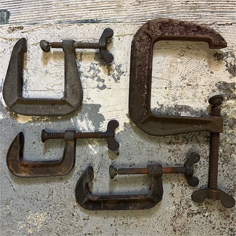 Mixed Lot of Old Clamps