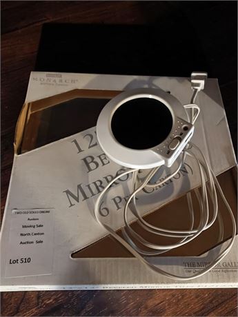 Monarch 12" x 12" Beveled Mirror Tiles (1 Box) & Candle/Coffee Warmer
