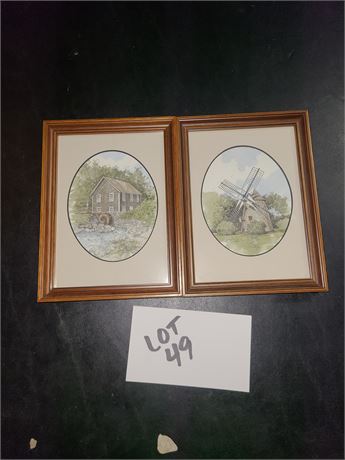 TJ Struna Signed Prints - Eastham Cape Cod / Brewster Mill