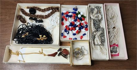 Assortment of Costume Jewelry