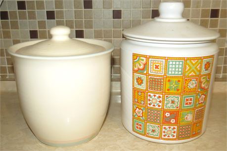 2 Cookie Jars/Canisters